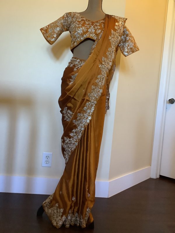 mustard-embroidered-floral-saree