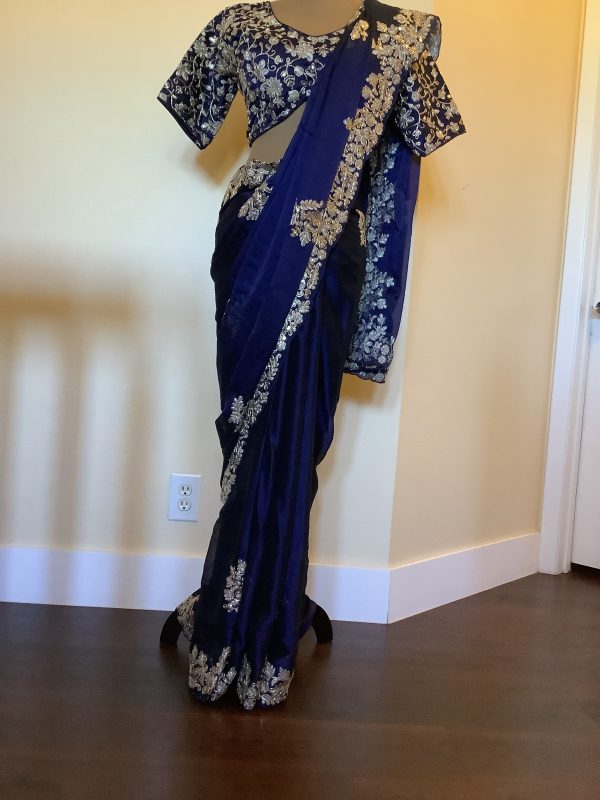 royal-blue-heavily-embroidered-saree