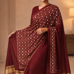 burgundy-bandhani-dupatta