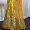 Yellow Embroidered Lehenga Set - Image 2