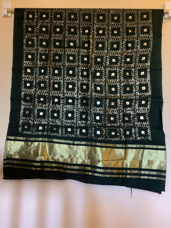 buy-green-bandhani-semi-gajji-silk