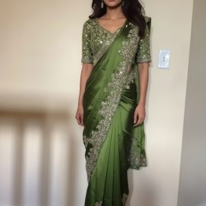 olive-saree