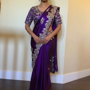 purple-saree
