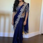 royal-blue-saree