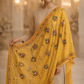 yellow-mirror-dupatta