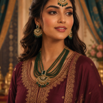 Green-Beaded-Necklace-Set