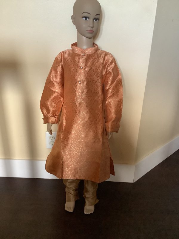 peach-and-gold-kurta-set