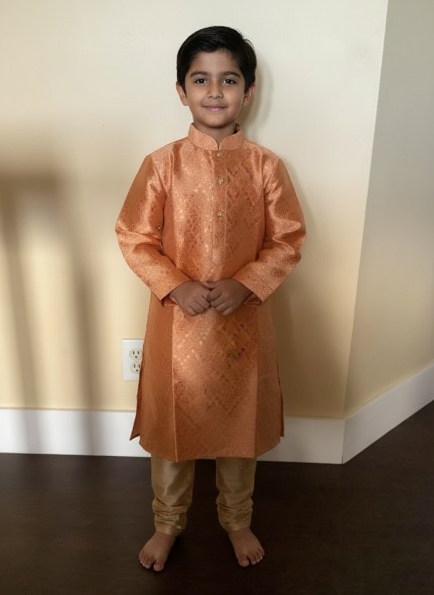 peach-and-gold-kurtas
