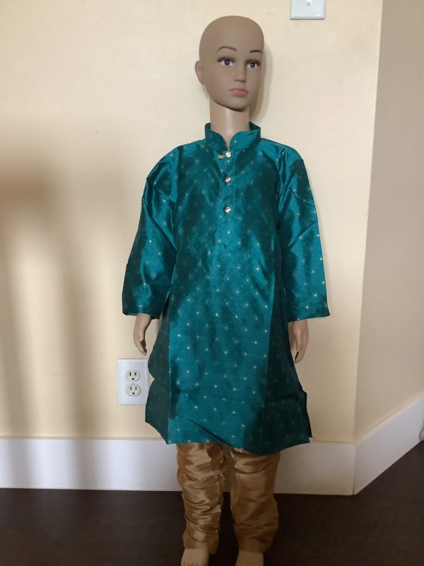 teal-and-gold-kurta-pajama