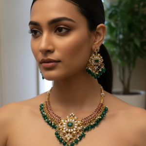 Temple Multicolor Necklace Set