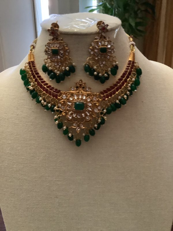 multicolor-temple-necklace-set