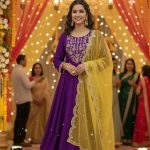 Heavy Silk Anarkali Suit Set with Dupatta Zari Embroidery Wedding & Festive Wear Multiple Colors