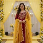 Heavy Silk Anarkali Suit Set with Dupatta Zari Embroidery Wedding & Festive Wear Multiple Colors