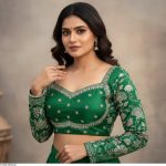 Silk Embroidered Blouse for Women Designer Wedding & Festive Wear