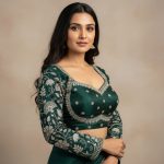 Silk Embroidered Blouse for Women Designer Wedding & Festive Wear